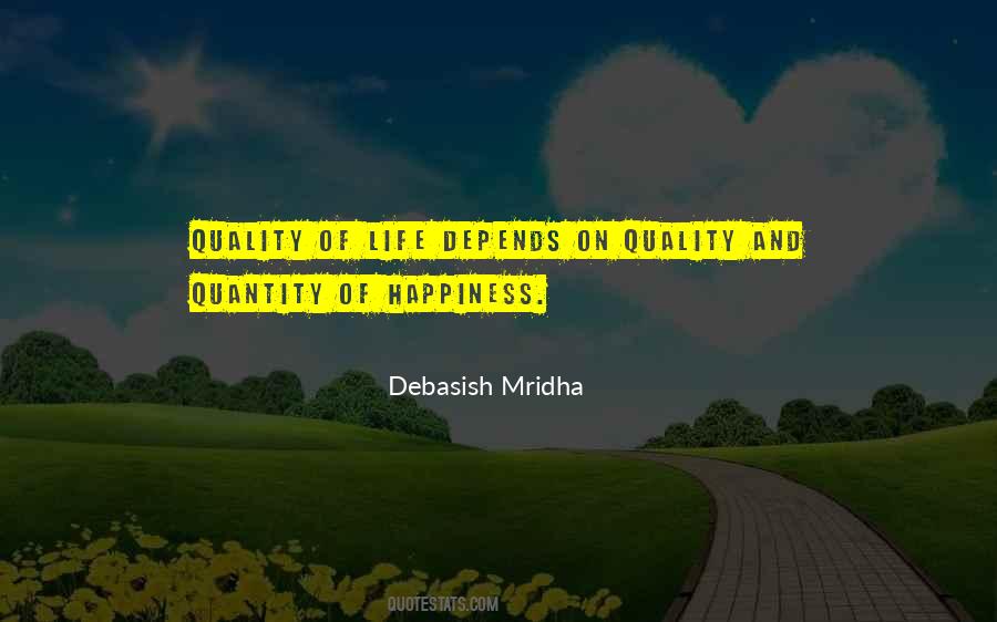 Quality Depends Quotes #96600