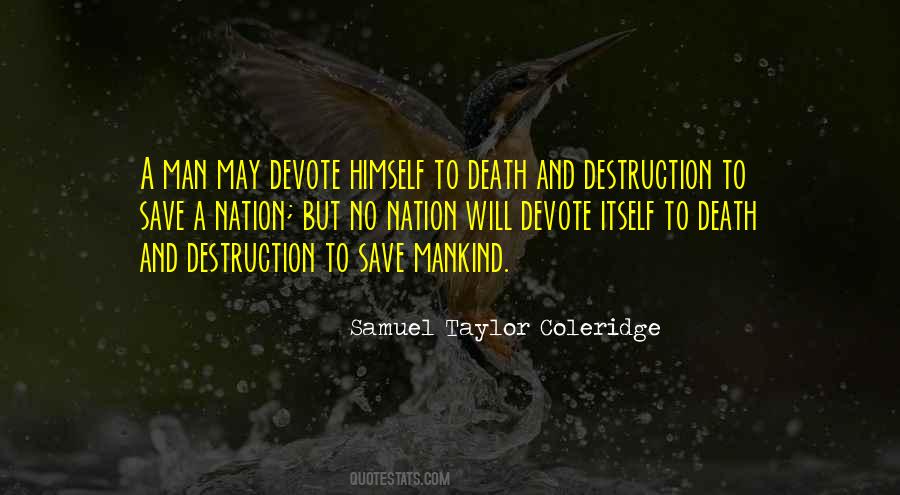 How To Save Mankind Quotes #1182389