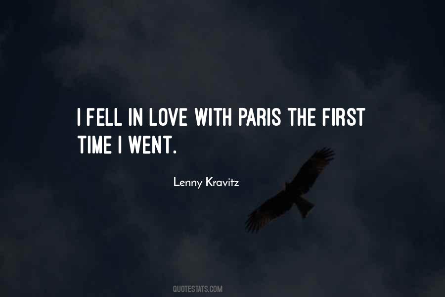 First Time I Fell In Love Quotes #1174771