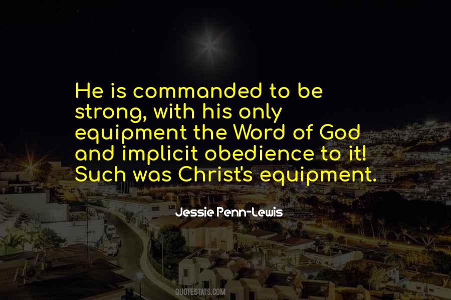 Obedience Of Christ Quotes #1597177