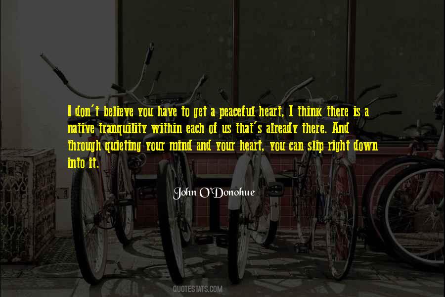 A Peaceful Mind Quotes #718682