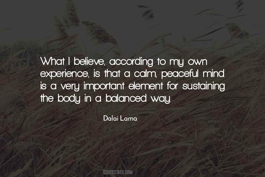 A Peaceful Mind Quotes #901707