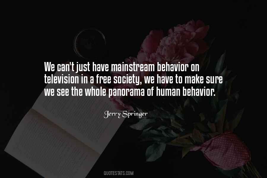 Mainstream Society Quotes #526802