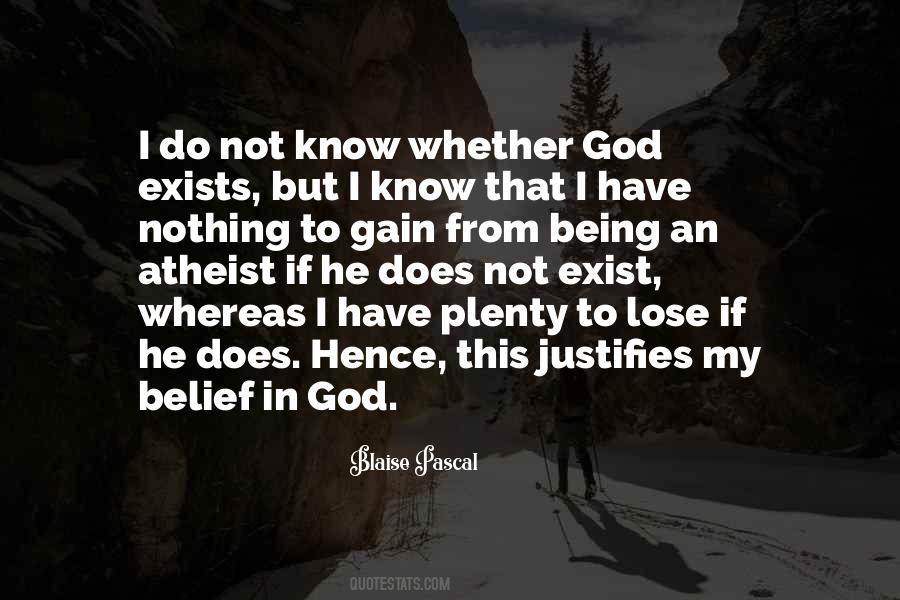 If God Exists Quotes #950832