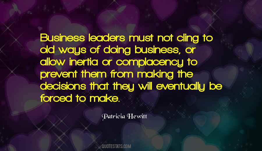 Quotes About Making Business Decisions #1431570