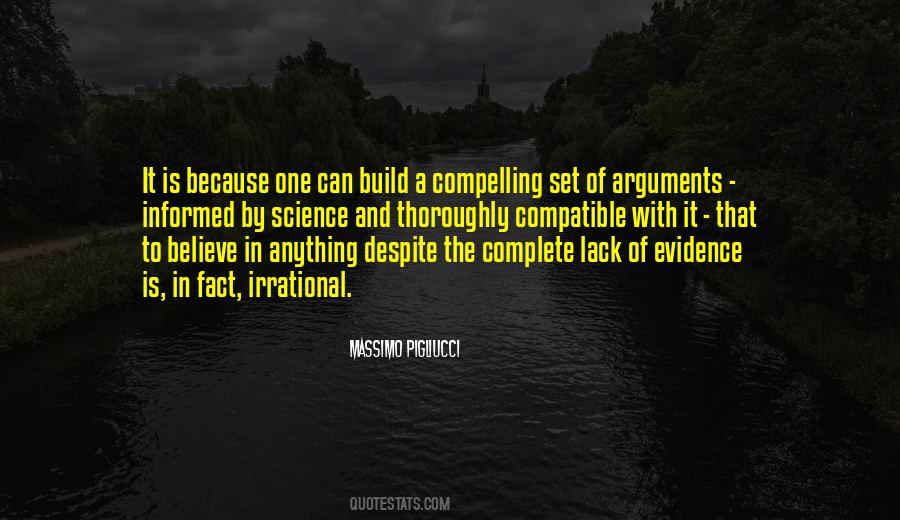 Lack Of Evidence Quotes #1214334