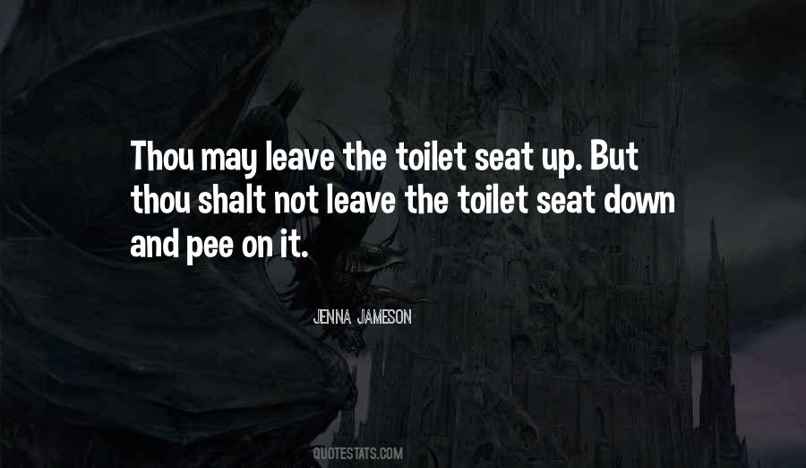 Toilet Seat Down Quotes #557315