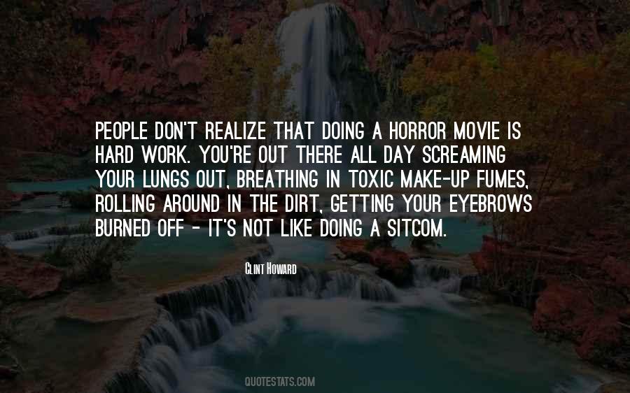 A Horror Movie Quotes #12325