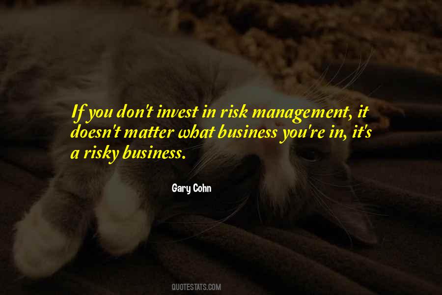 Best Risk Management Quotes #87844