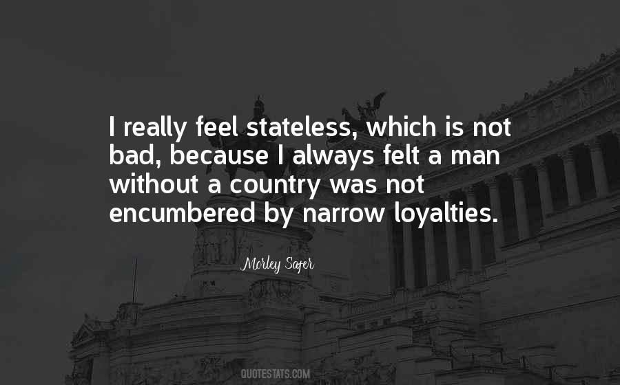 Man Without A Country Quotes #88283