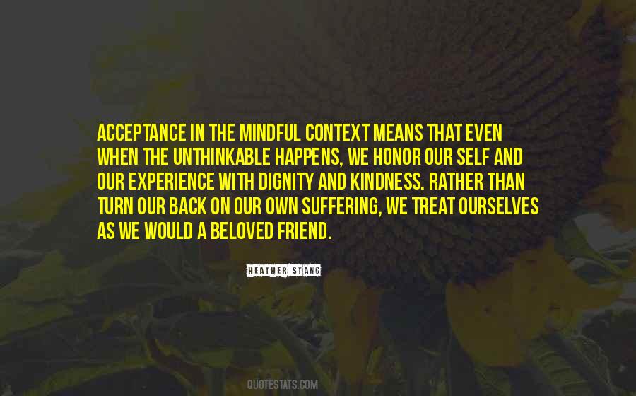 Honor Kindness Quotes #13495