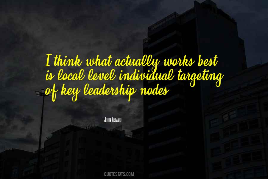 Local Leadership Quotes #77703
