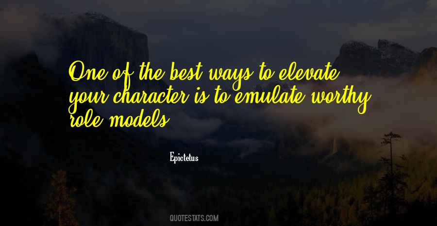 Best Role Models Quotes #1379237