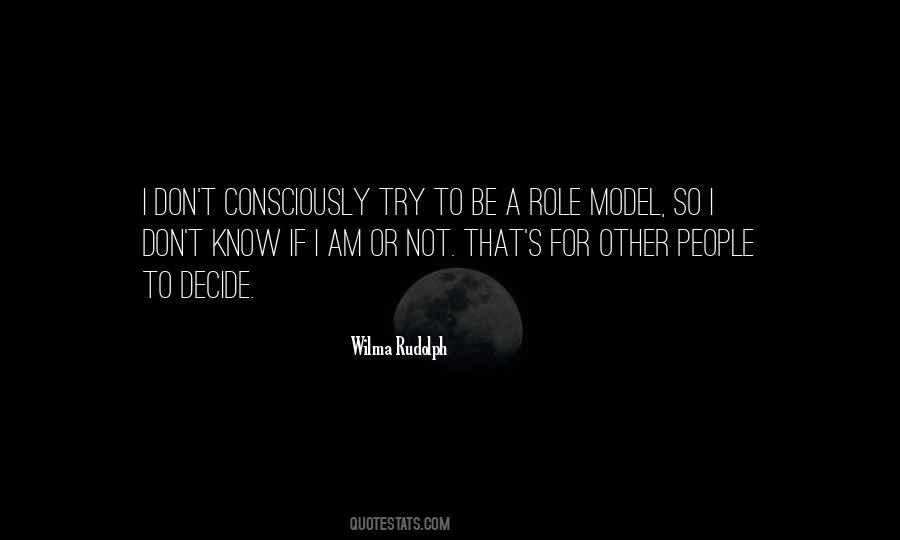 Best Role Models Quotes #221118