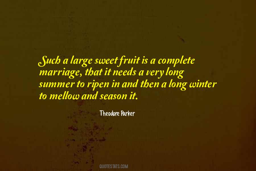 Sweet Fruit Quotes #1671790