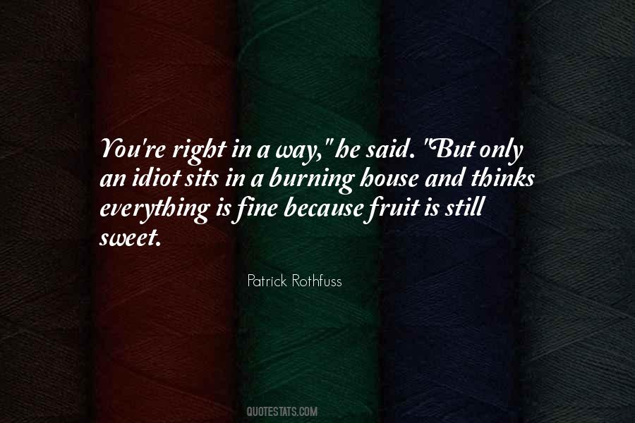 Sweet Fruit Quotes #633631