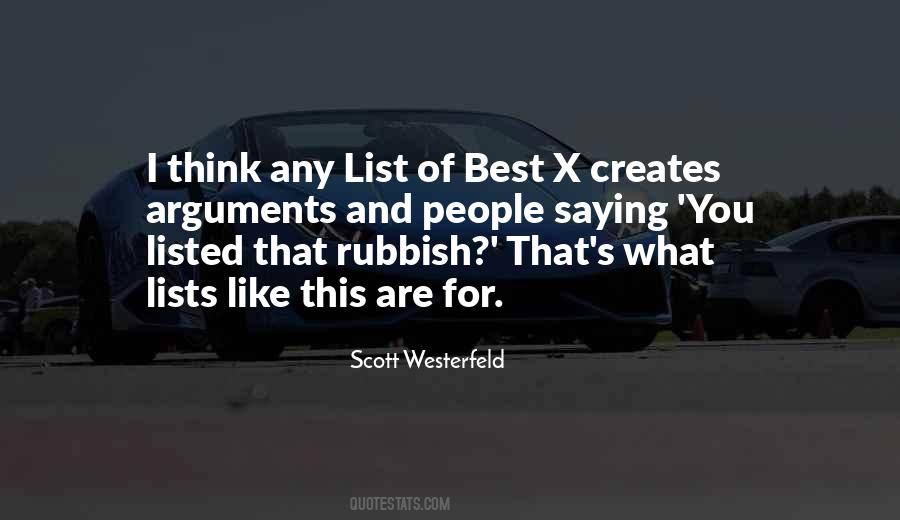 Best Rubbish Quotes #1361998