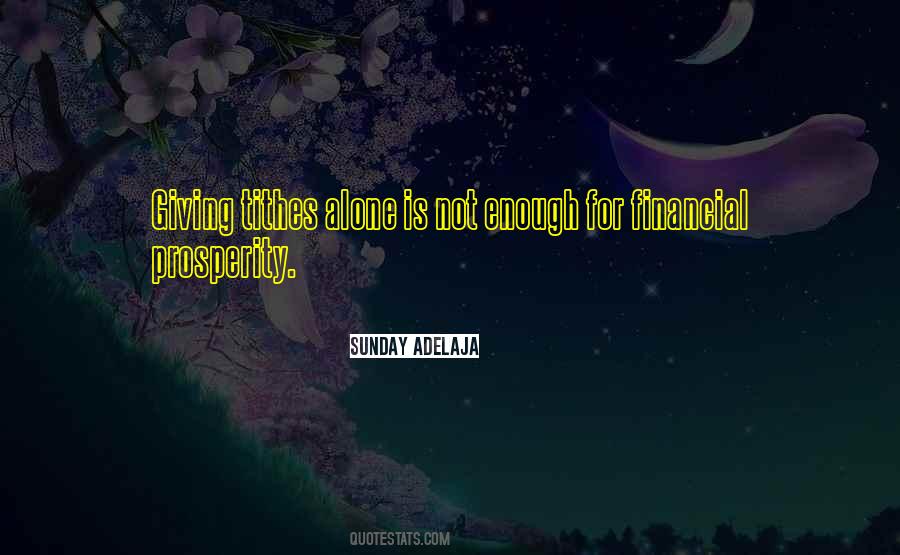 Financial Prosperity Quotes #1095637