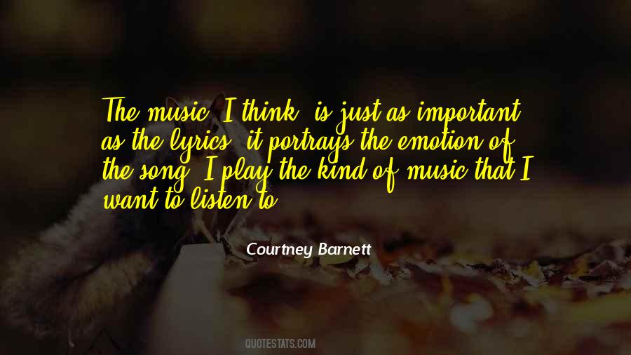 Music Is Important Quotes #286873
