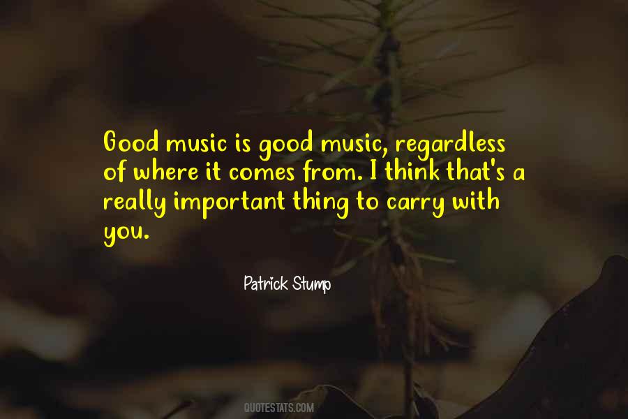 Music Is Important Quotes #512389