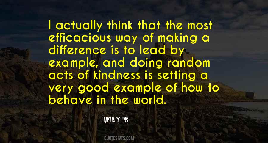Quotes About Making A Difference In The World #683888