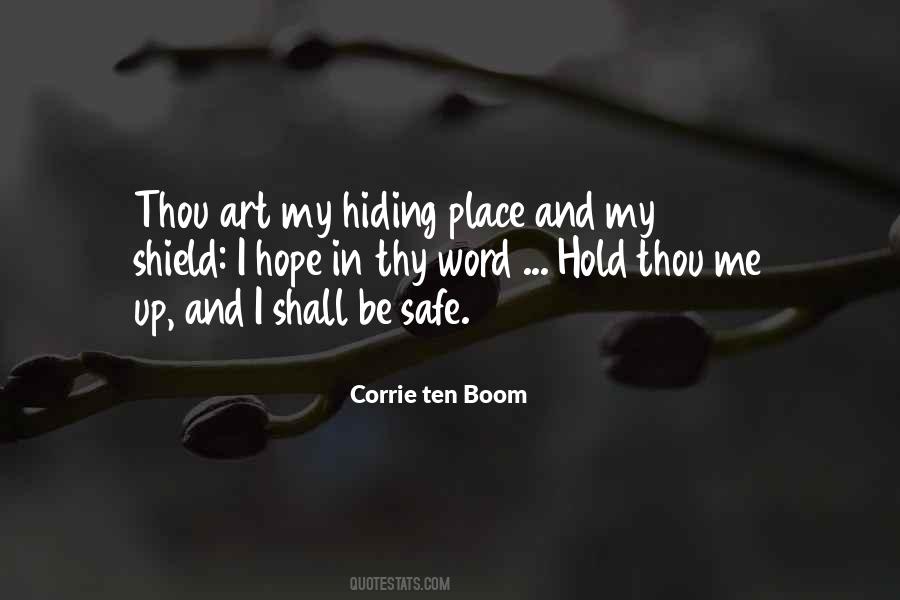 Corrie Ten Boom The Hiding Place Quotes #122441