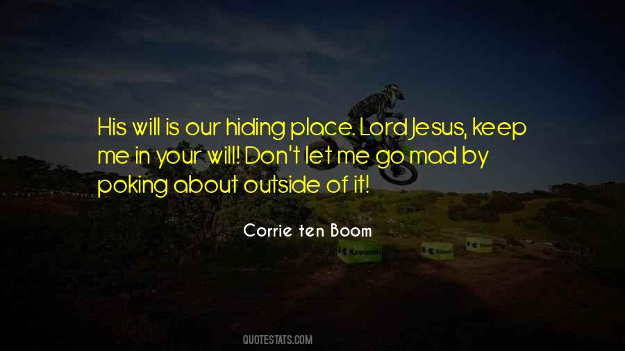 Corrie Ten Boom The Hiding Place Quotes #463050
