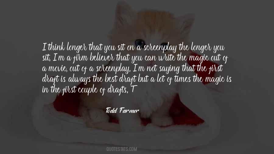 Best Screenplay Quotes #1710280 Best Screenplay Quotes #1710280