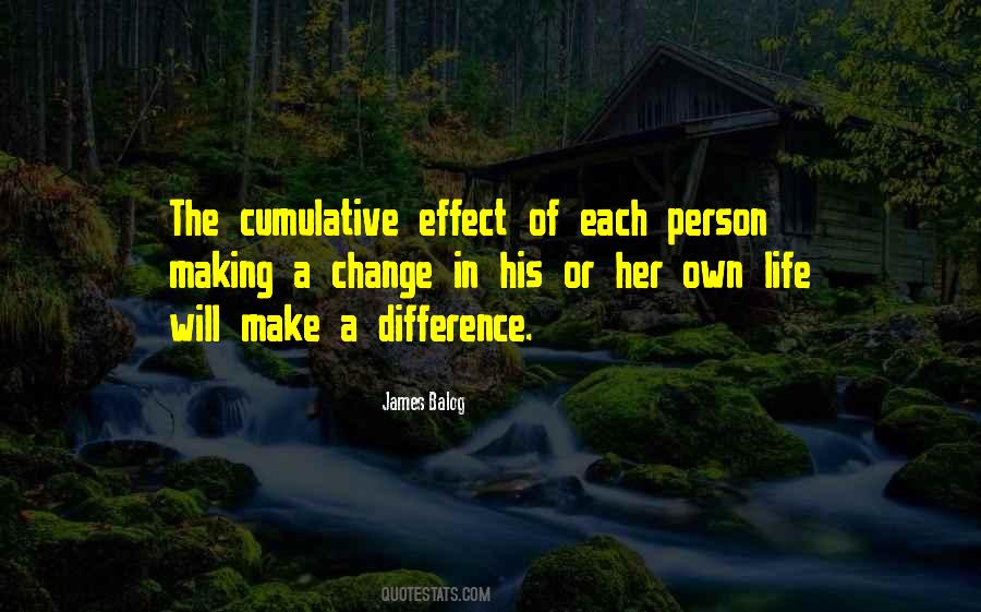 Quotes About Making A Difference In Life #1445504