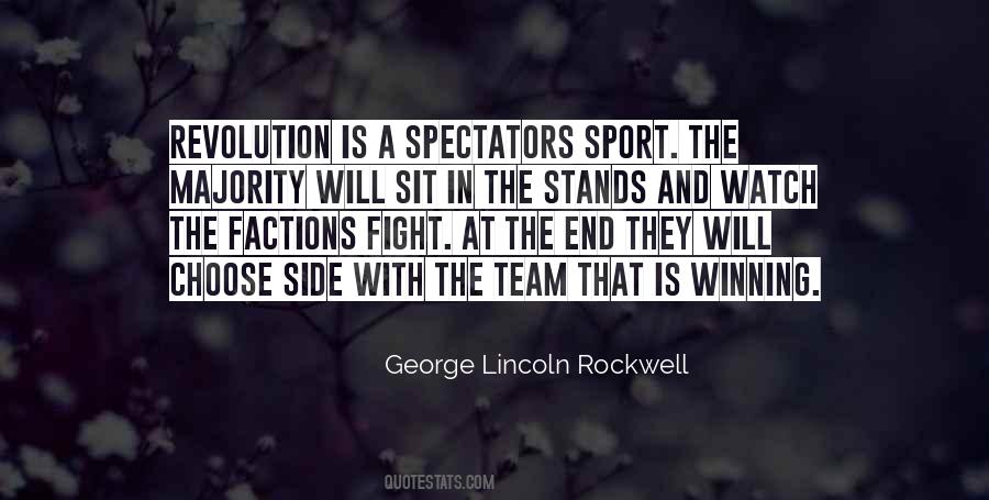 Fight By The Team Quotes #1798839