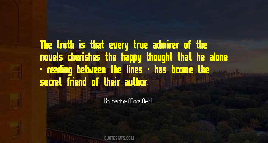 Best Secret Admirer Quotes #812703