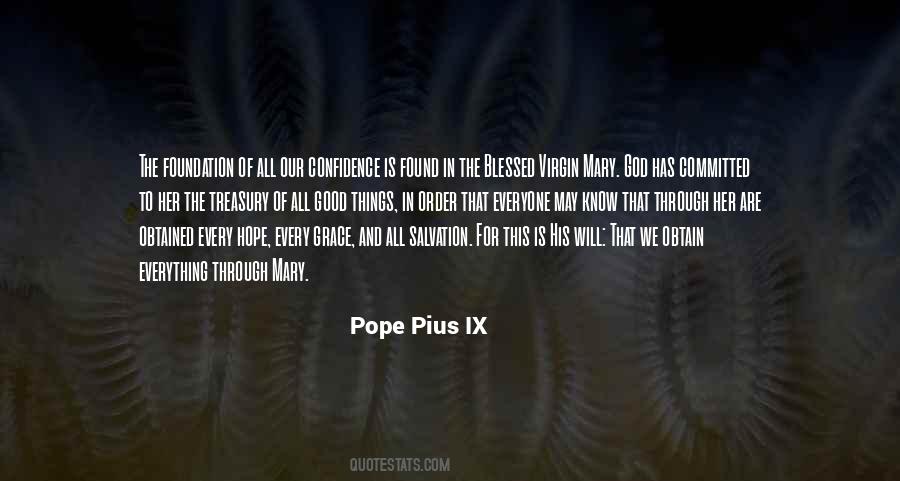 Pope Ix Quotes #1028957