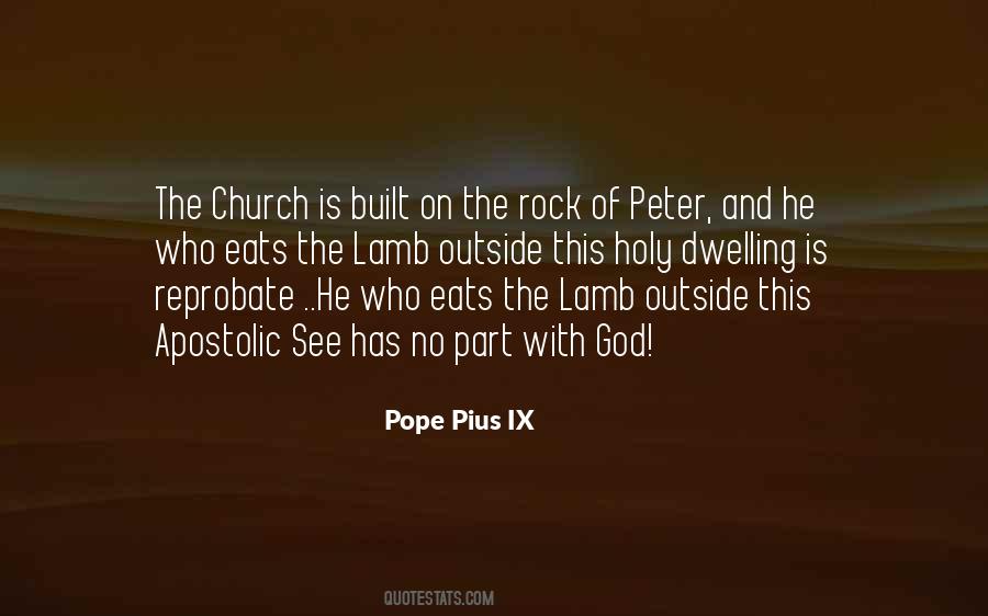 Pope Ix Quotes #1063223