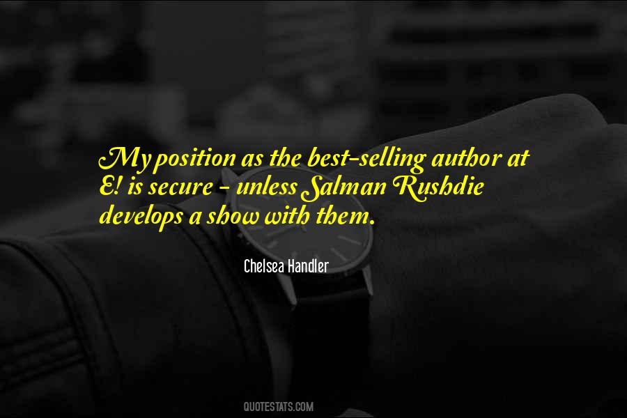 Best Selling Author Quotes #1345438