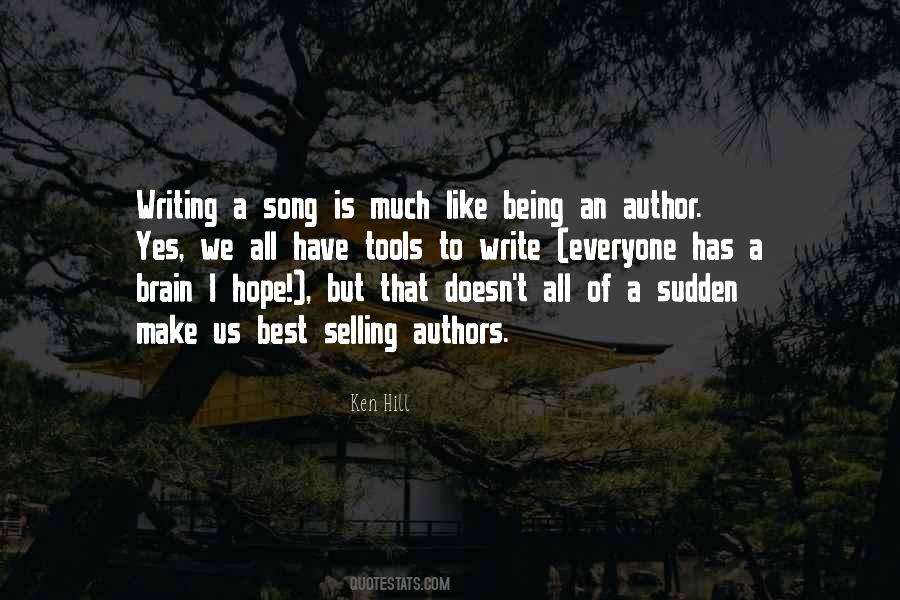 Best Selling Author Quotes #1566037