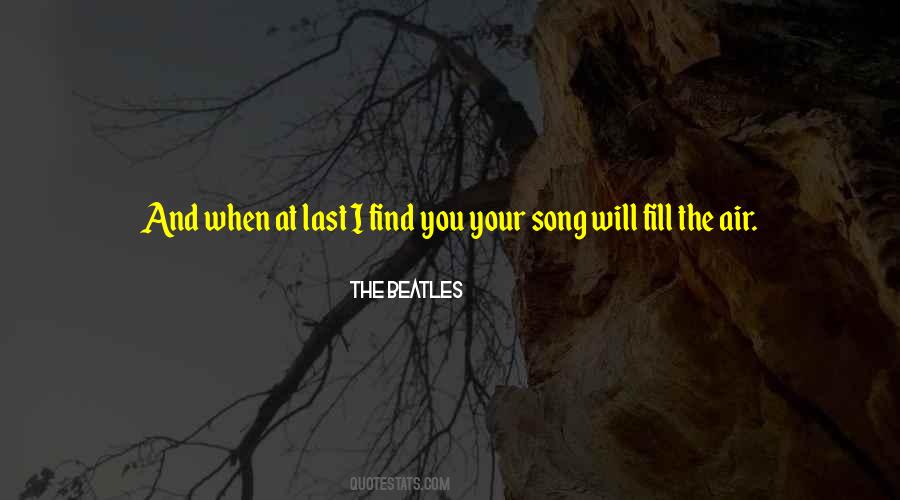 Beatles Song Quotes #1030134