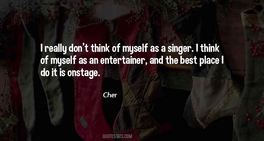 Best Singer Quotes #218538