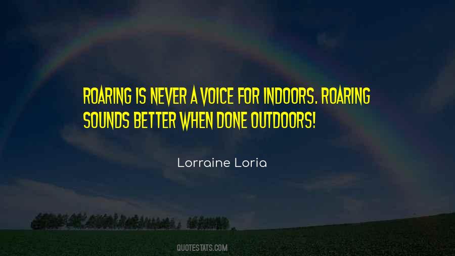 Roaring Sounds Quotes #520064