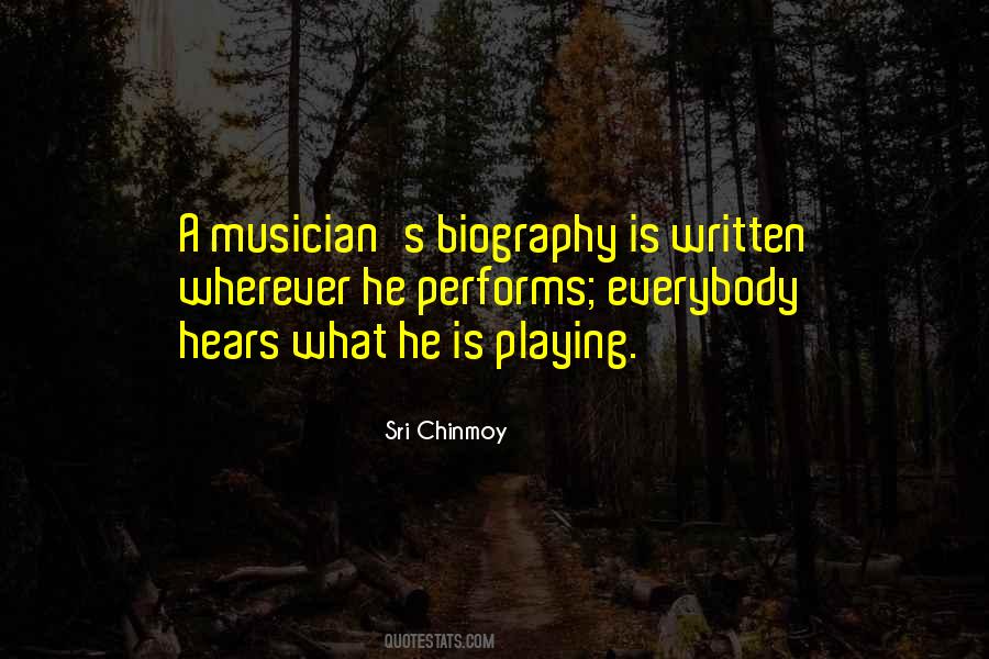 Music Biography Quotes #827140