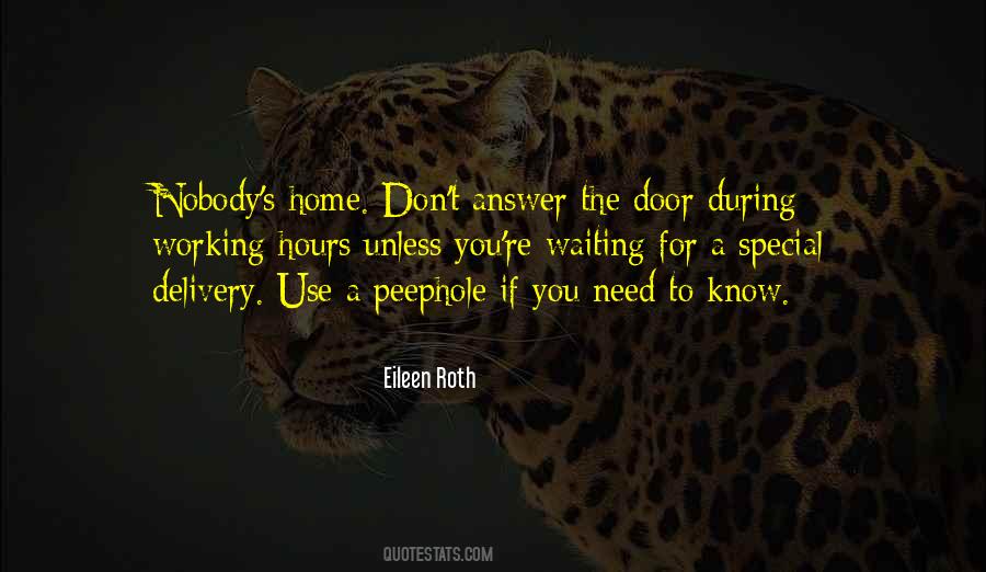 Nobody S Home Quotes #1492125