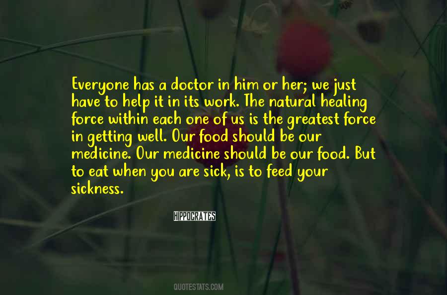 Food Healing Quotes #1347265