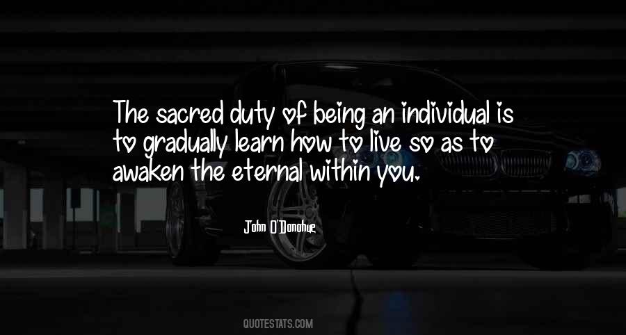 Sacred Duty Quotes #1420602