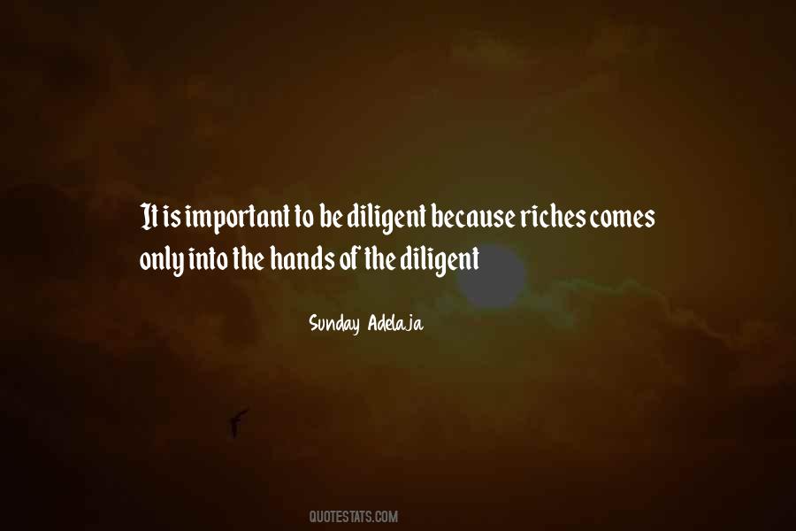 Be Diligent Quotes #654013