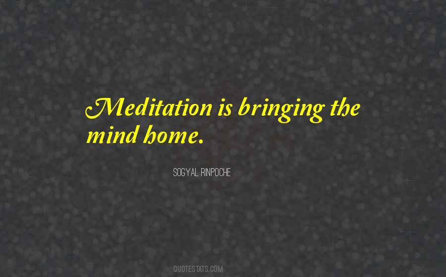 Rinpoche Meditation Quotes #1368096