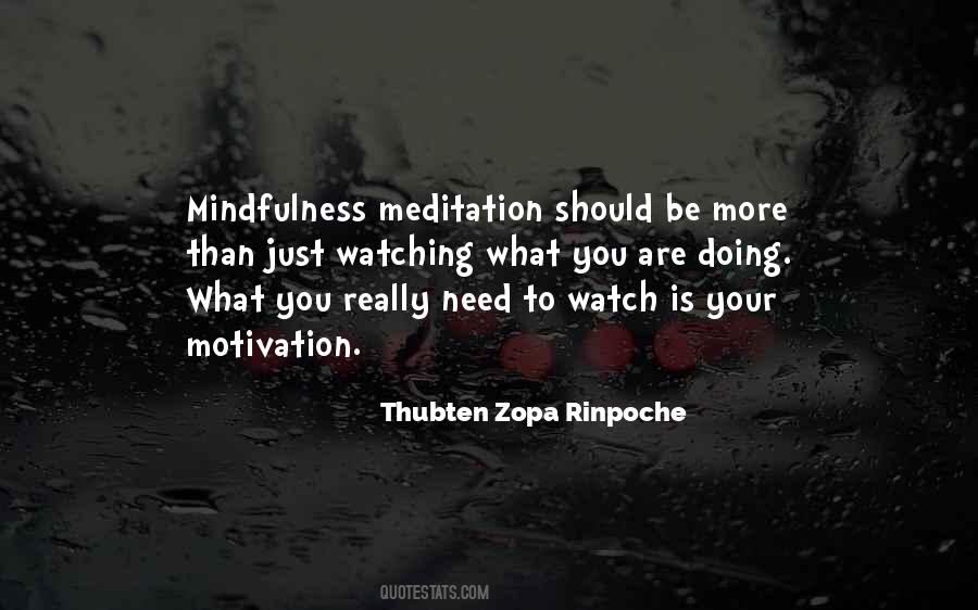 Rinpoche Meditation Quotes #997979