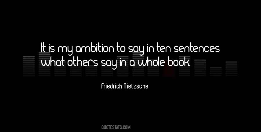 Ambition In Quotes #6908