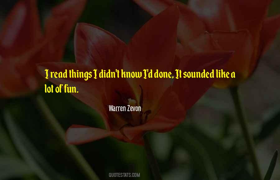 Things I Didn T Know Quotes #159459