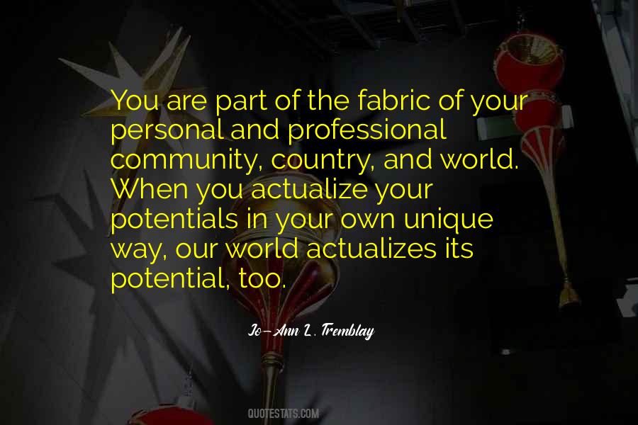 Personal Potential Quotes #225607