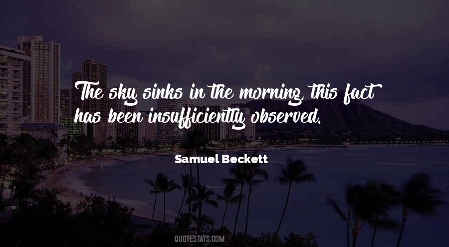 Sky In The Morning Quotes #1350425