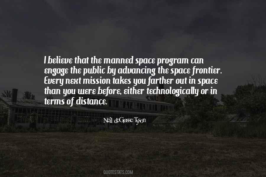 Manned Mission Quotes #192375